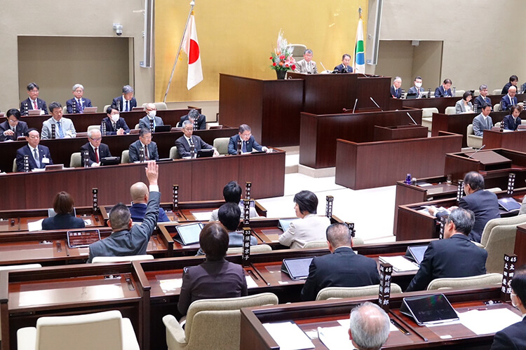 浜松市議会の一般質問の様子01