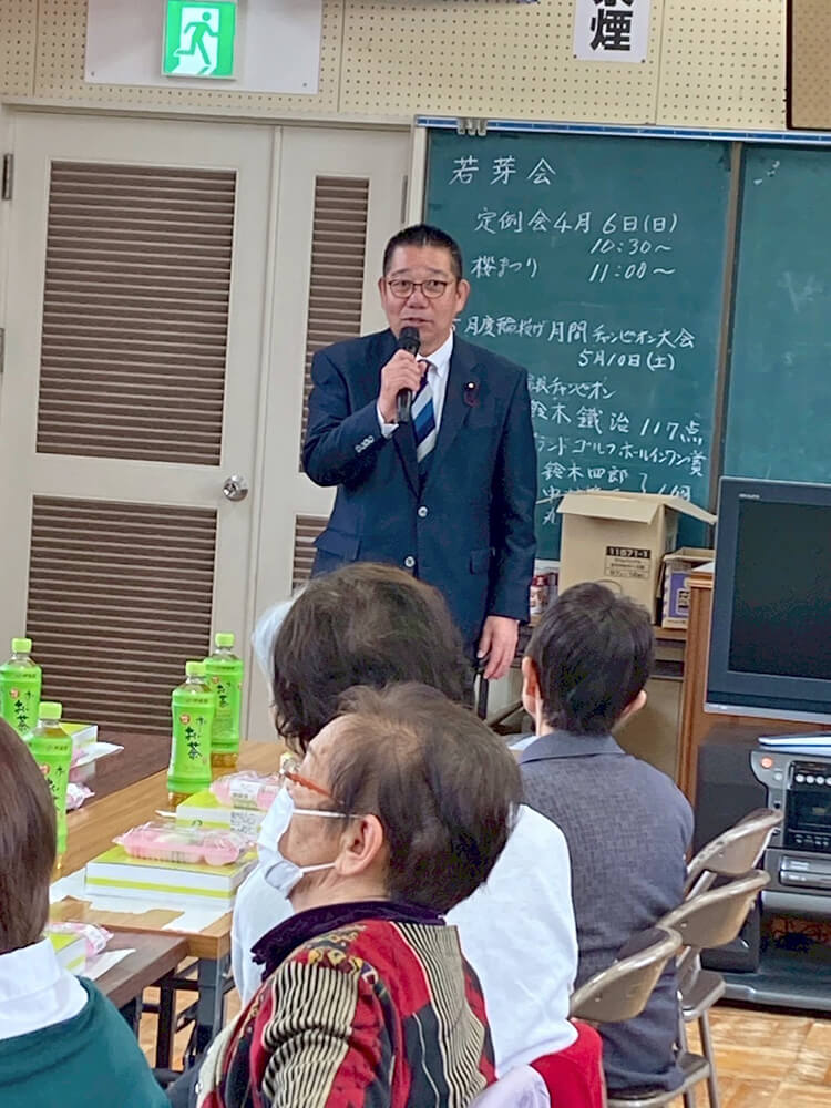 若芽会桜まつりの様子01