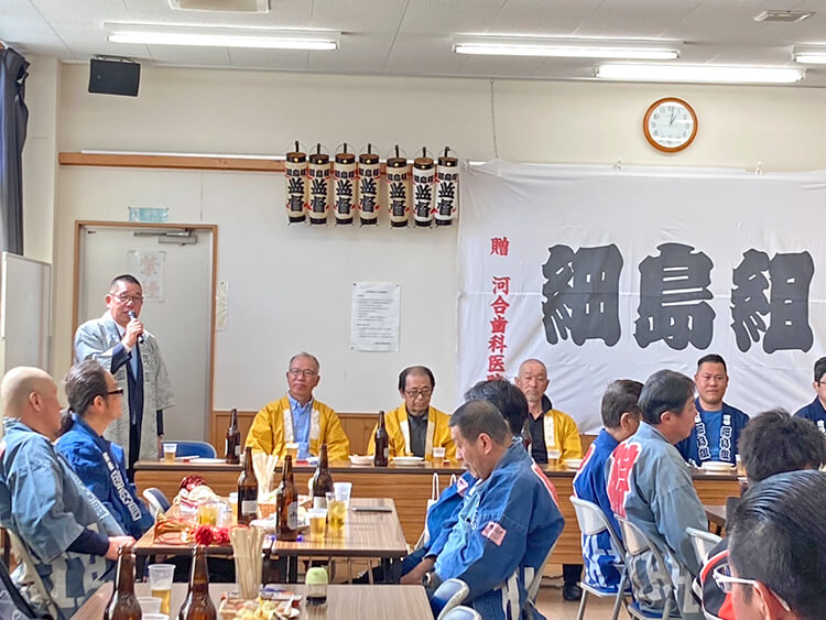 浜松まつり2025曳馬地区会所開きの様子03