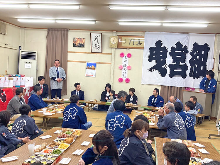 浜松まつり2025曳馬地区会所開きの様子04