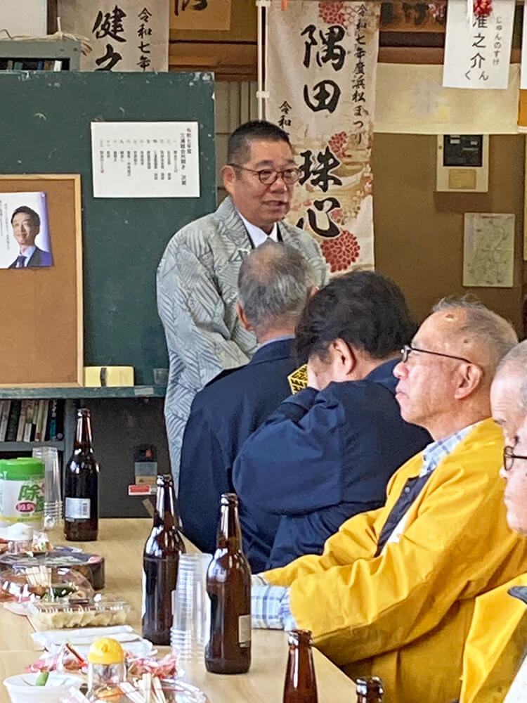 浜松まつり2025曳馬地区会所開きの様子10