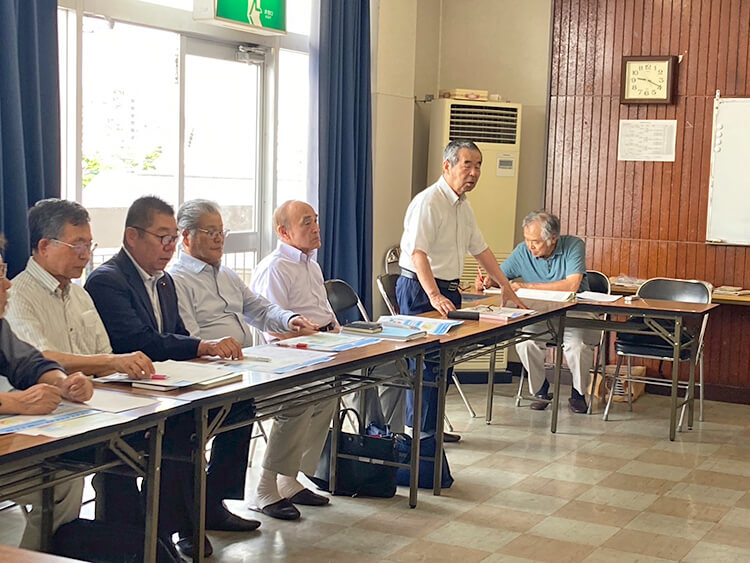 浸水災害対策検討会の様子01