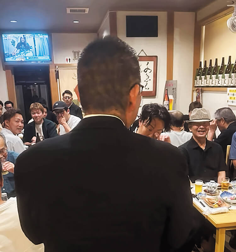 阿弥陀組 凧揚会 襷脱ぎの様子04